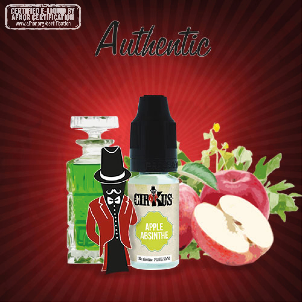 Authentic Cirkus E-liquid - Apple Absinthe
