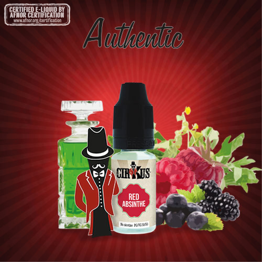 Authentic Cirkus E-liquid - Red Absinthe