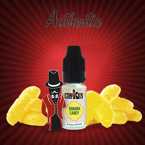 Authentic Cirkus E-liquid - Banana Candy