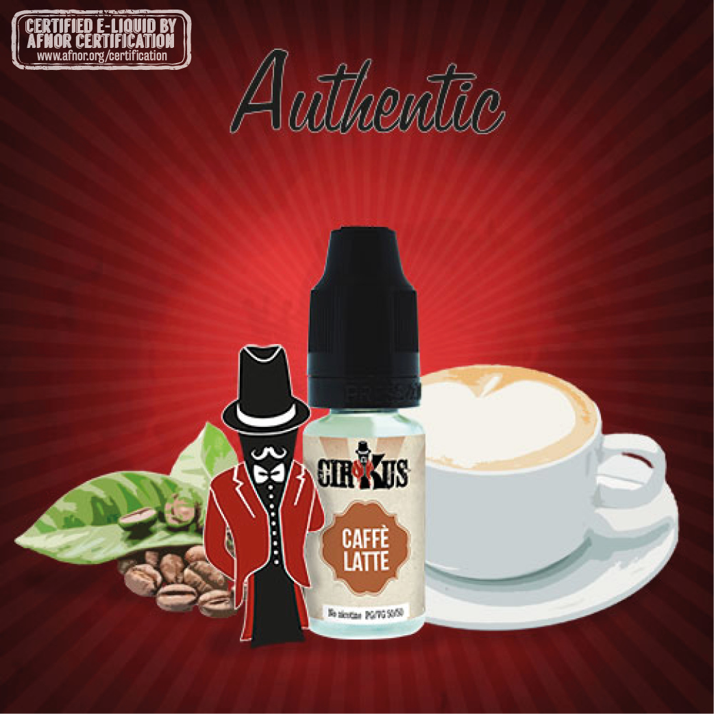 Authentic Cirkus E-liquid - Caffe Latte