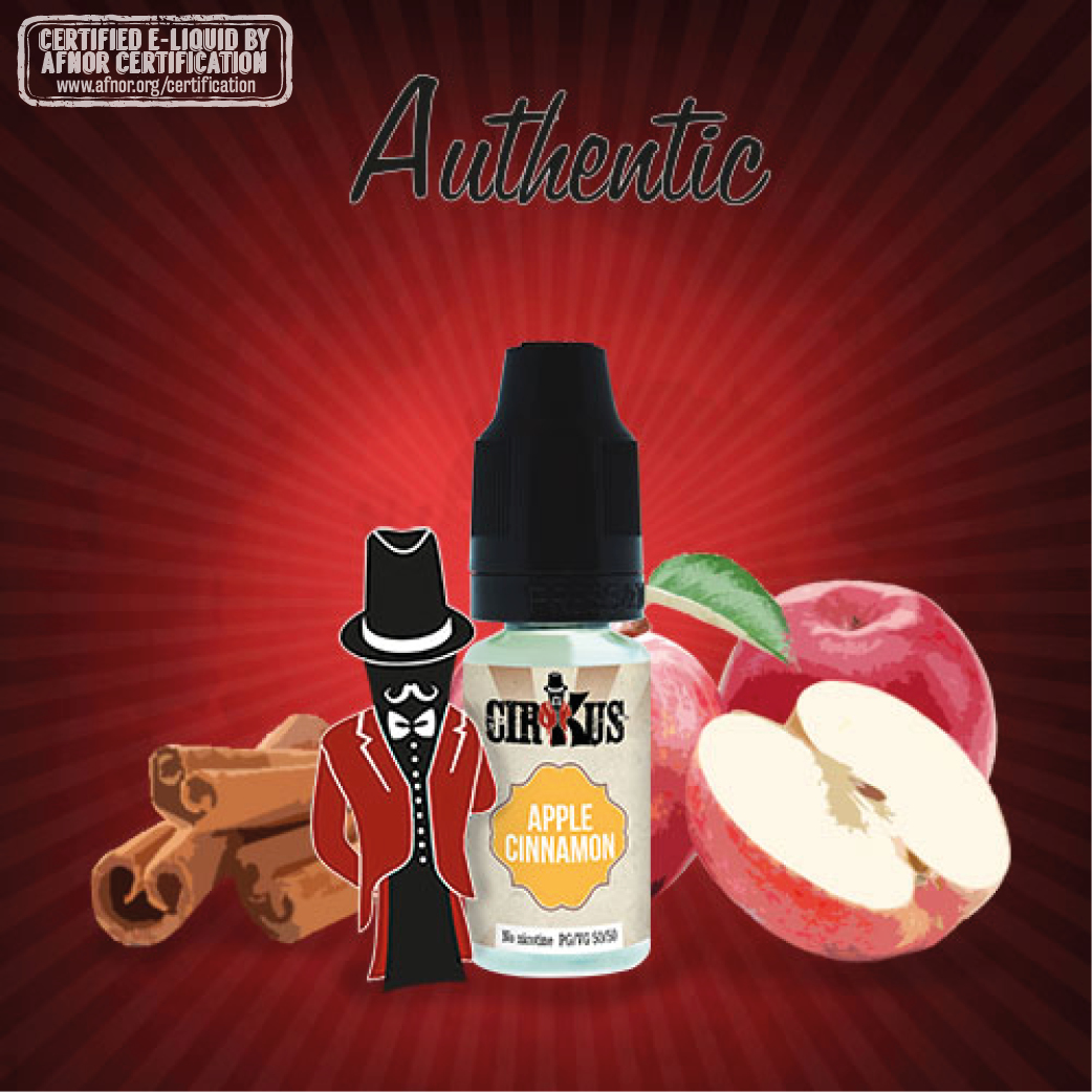 Authentic CirKus E-Liquid - Apple Cinnamon