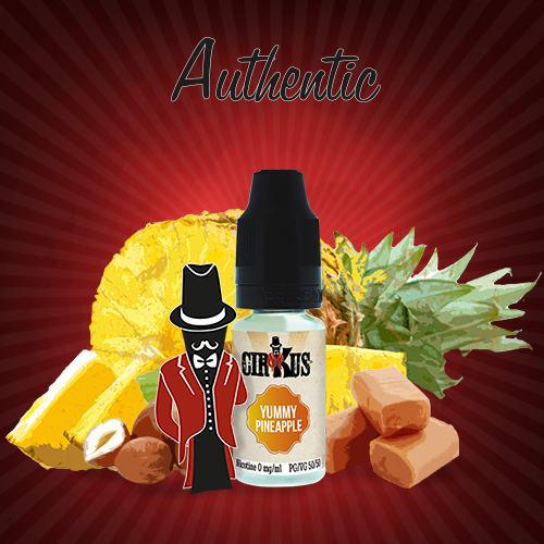 Authentic Cirkus E-liquid - Yummy Pineapple