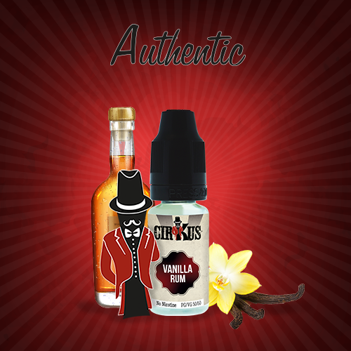 Authentic Cirkus E-liquid - Vanilla Rum