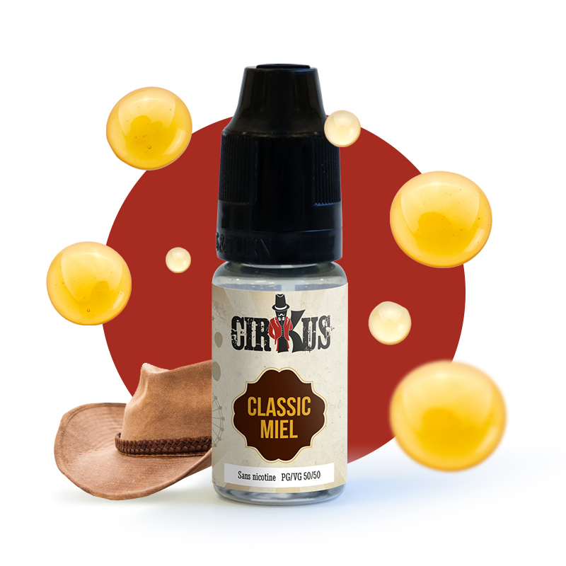 E-liquide Authentic Cirkus - Classic Miel