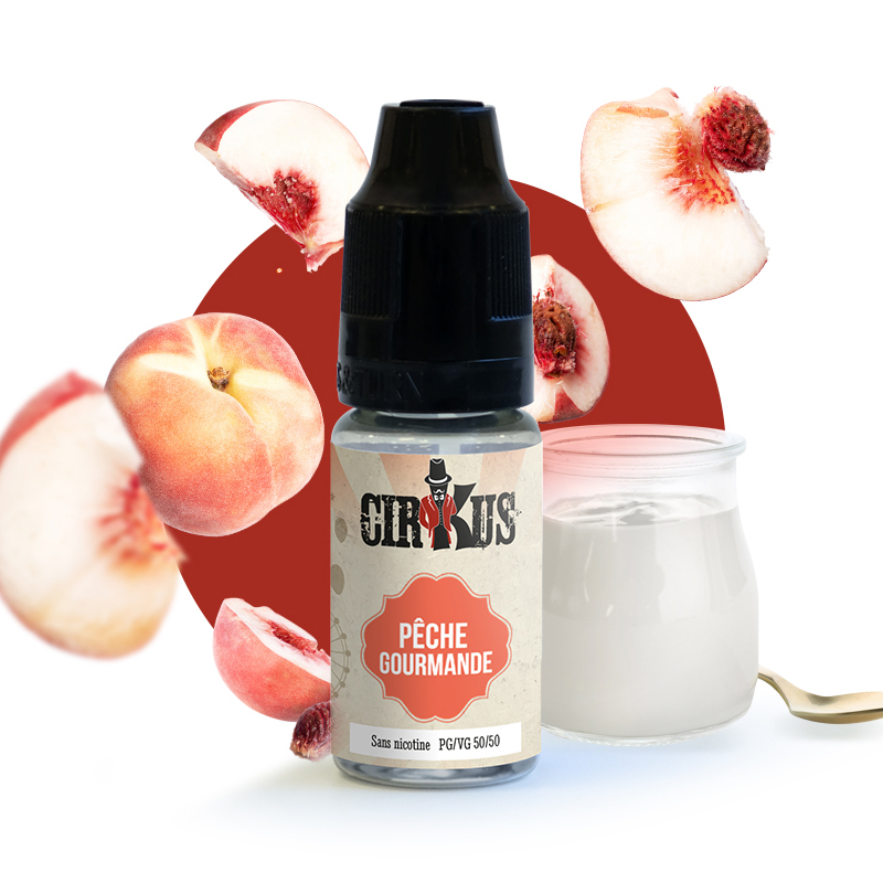E-liquide Authentic CirKus - Pêche Gourmande