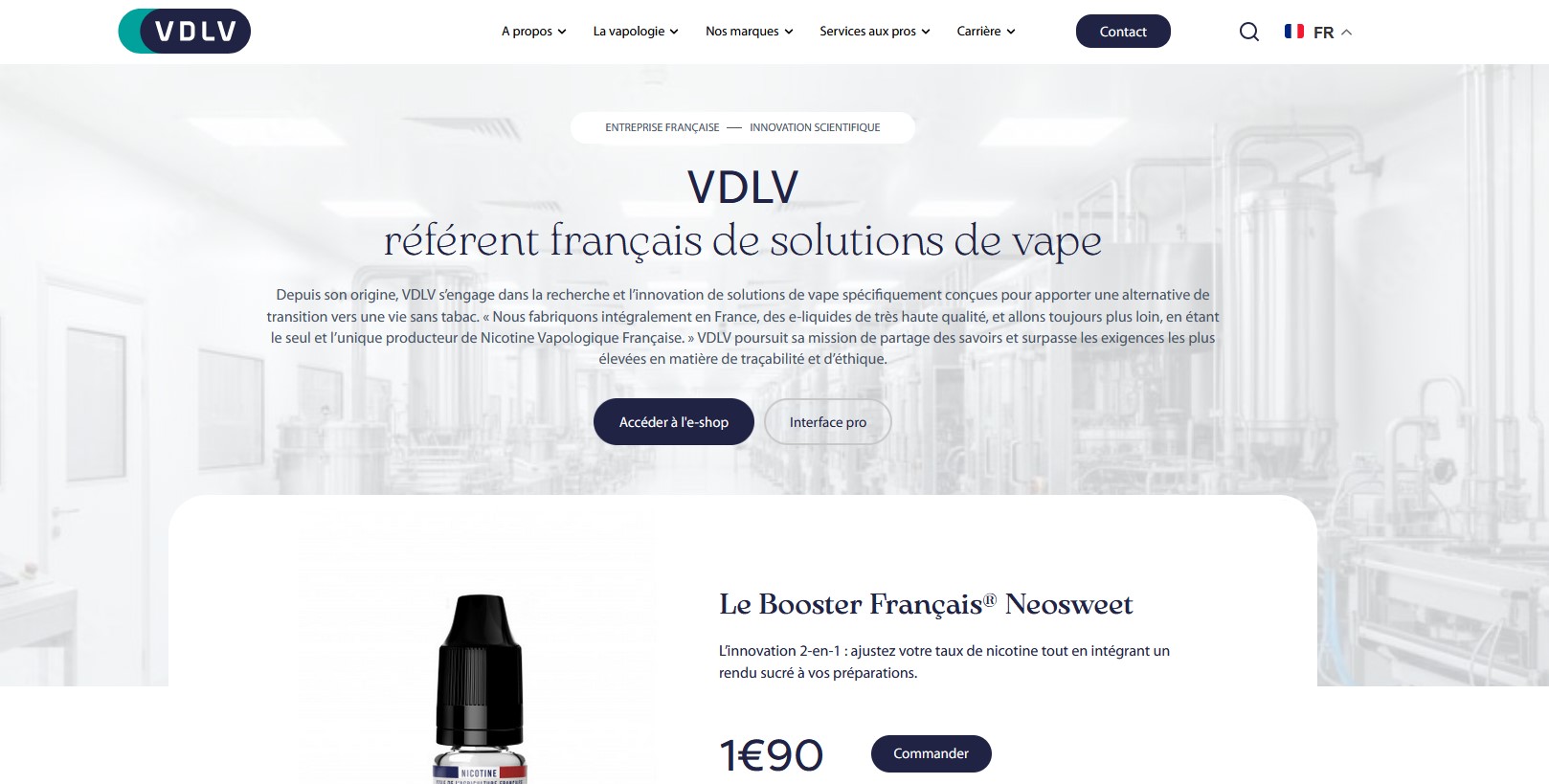 Nouveau site vitrine VDLV