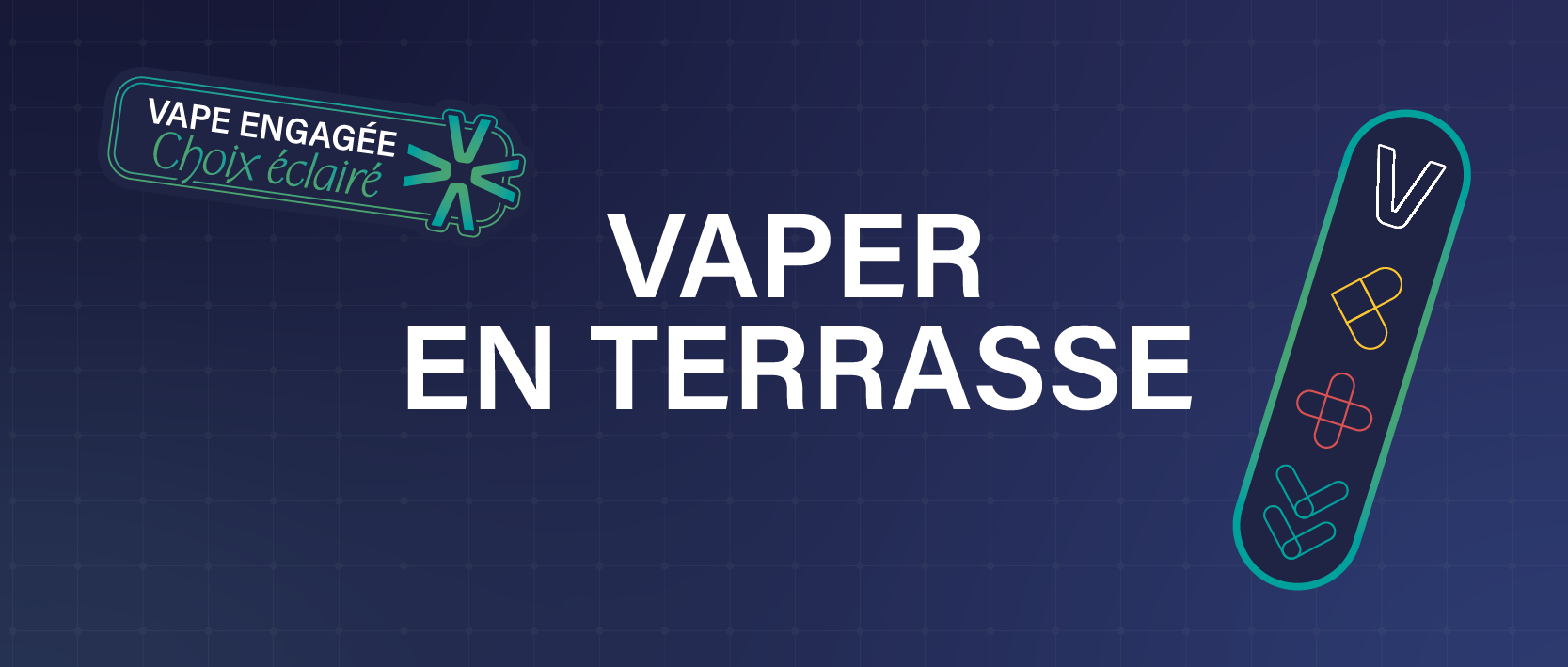 Vapril Vaper en terrasse