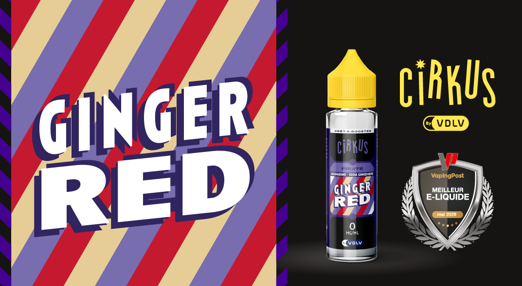 Ginger red Cirkus prix e-liquide Vaping Post