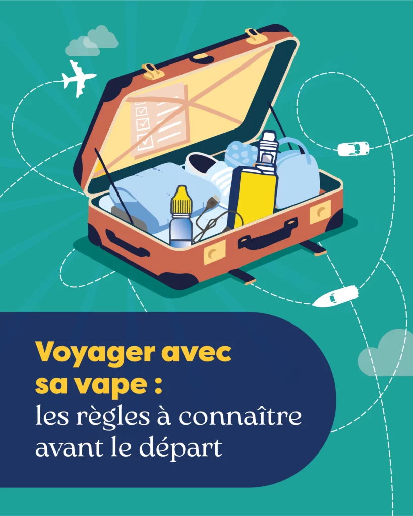 Voyager avec sa vape mobile